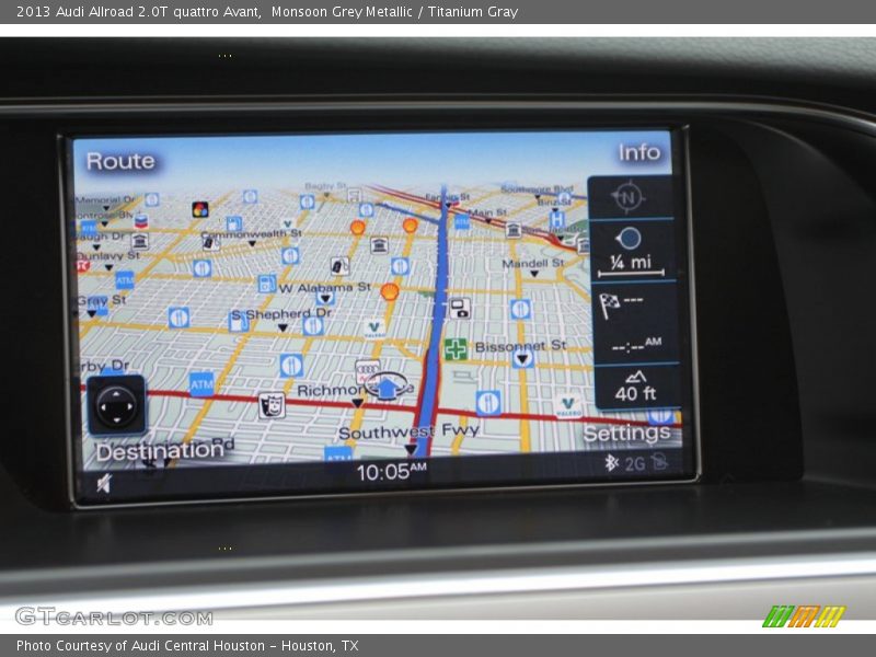 Navigation of 2013 Allroad 2.0T quattro Avant