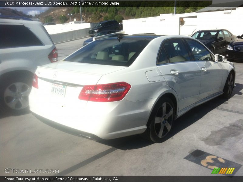 Arctic White / Almond Beige 2010 Mercedes-Benz E 350 Sedan