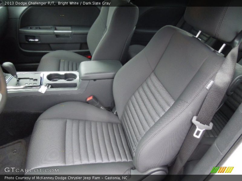 Bright White / Dark Slate Gray 2013 Dodge Challenger R/T