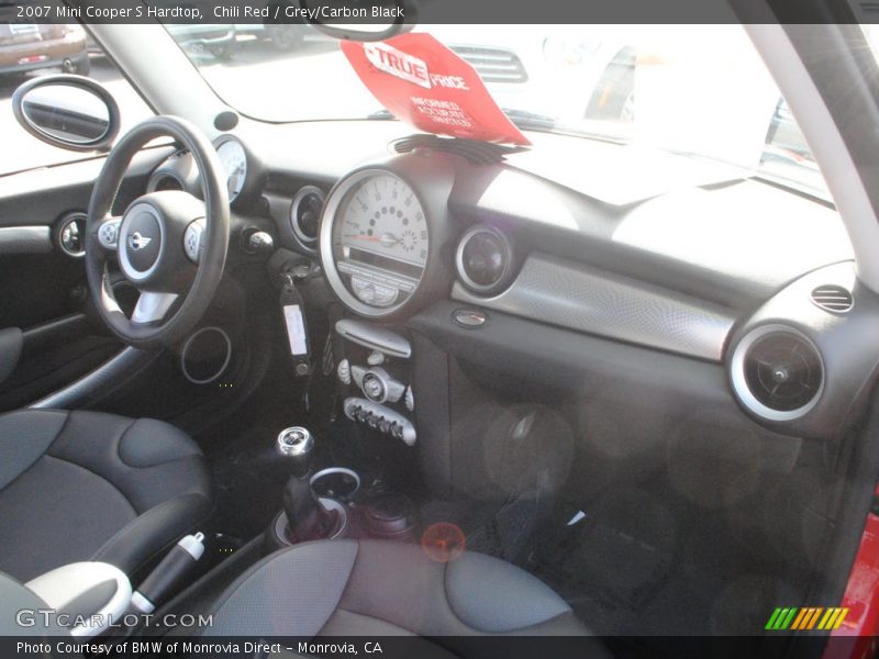 Chili Red / Grey/Carbon Black 2007 Mini Cooper S Hardtop