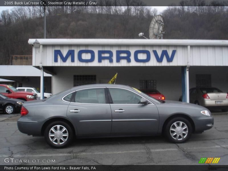 Steelmist Gray Metallic / Gray 2005 Buick LaCrosse CX