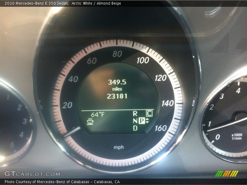 Arctic White / Almond Beige 2010 Mercedes-Benz E 350 Sedan