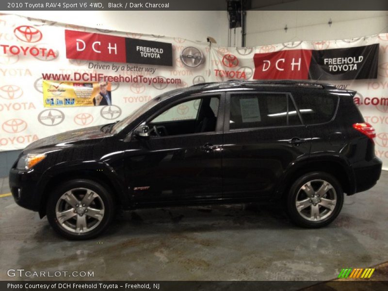 Black / Dark Charcoal 2010 Toyota RAV4 Sport V6 4WD