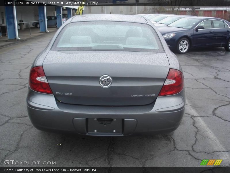 Steelmist Gray Metallic / Gray 2005 Buick LaCrosse CX