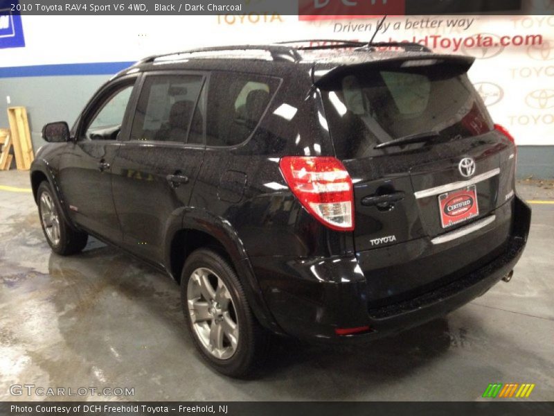 Black / Dark Charcoal 2010 Toyota RAV4 Sport V6 4WD
