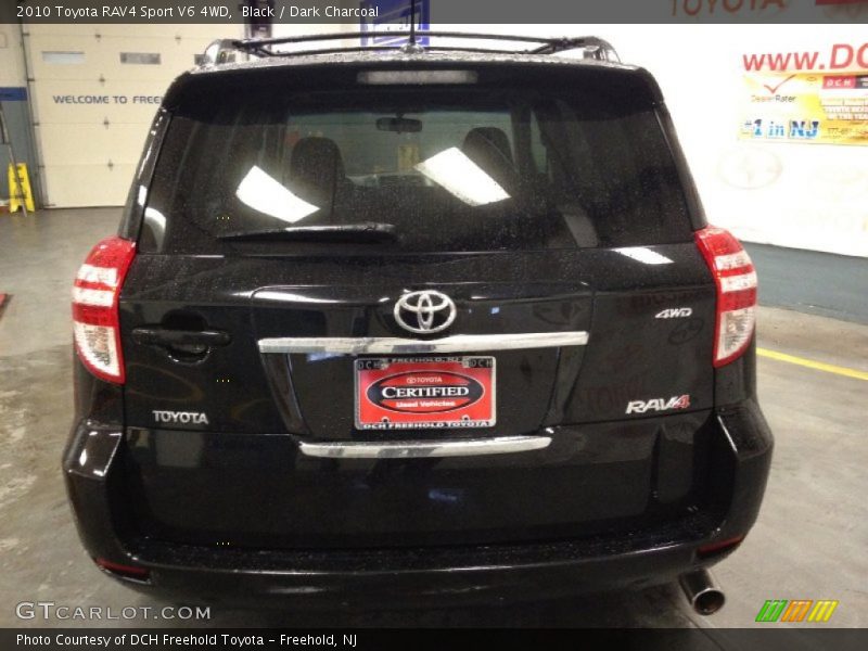 Black / Dark Charcoal 2010 Toyota RAV4 Sport V6 4WD