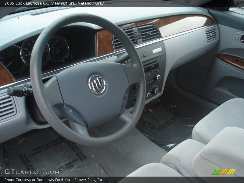 Steelmist Gray Metallic / Gray 2005 Buick LaCrosse CX