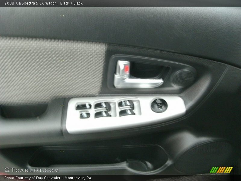 Black / Black 2008 Kia Spectra 5 SX Wagon