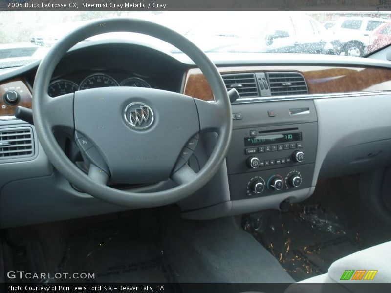 Steelmist Gray Metallic / Gray 2005 Buick LaCrosse CX