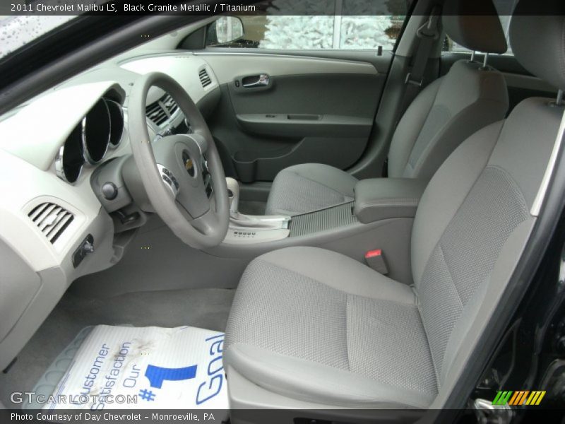 Black Granite Metallic / Titanium 2011 Chevrolet Malibu LS