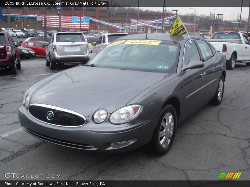 Steelmist Gray Metallic / Gray 2005 Buick LaCrosse CX