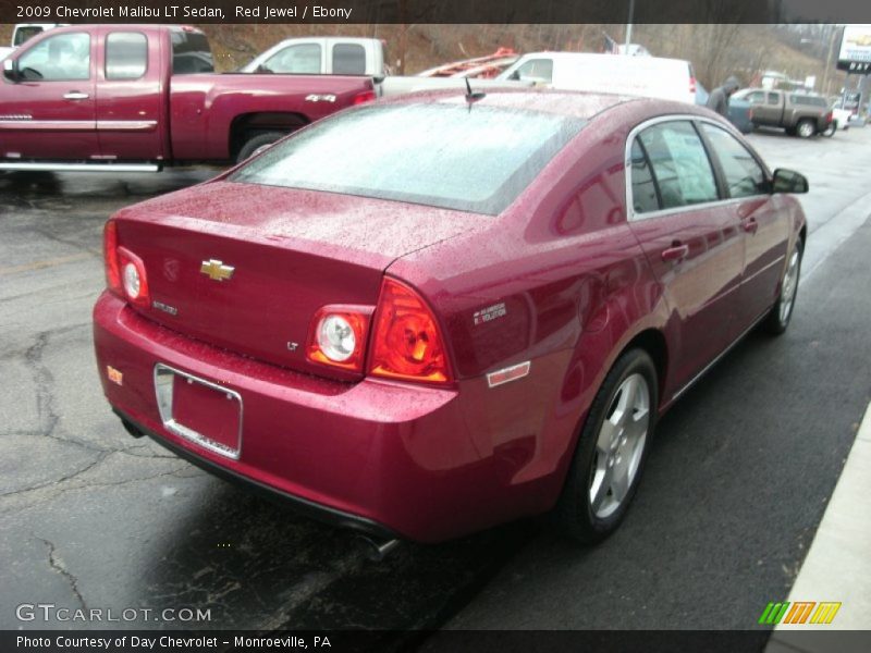 Red Jewel / Ebony 2009 Chevrolet Malibu LT Sedan