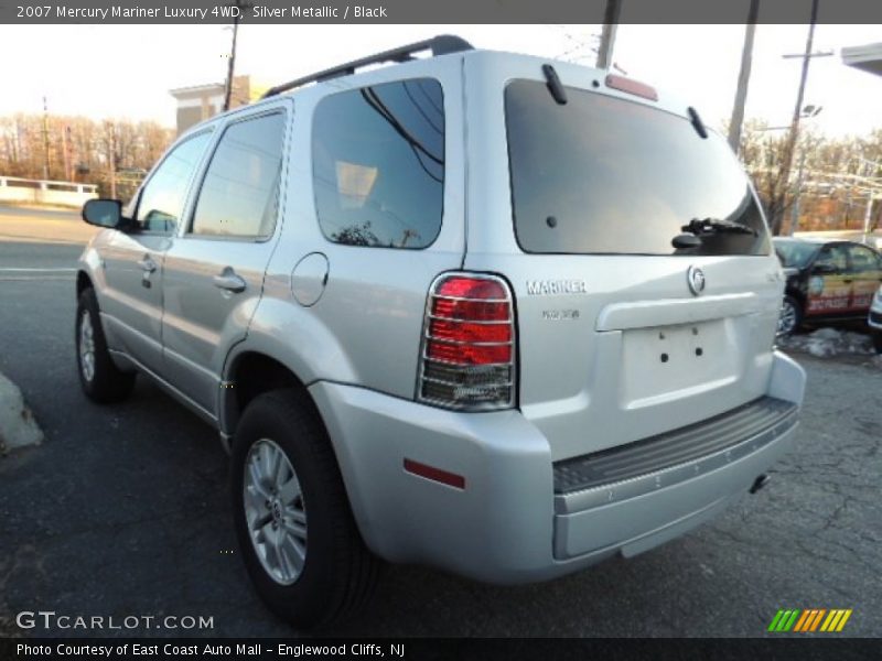 Silver Metallic / Black 2007 Mercury Mariner Luxury 4WD