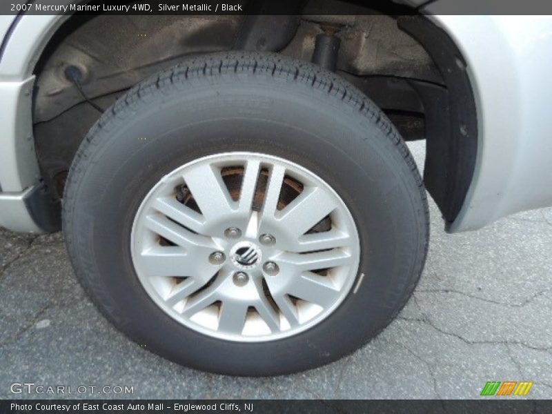 Silver Metallic / Black 2007 Mercury Mariner Luxury 4WD