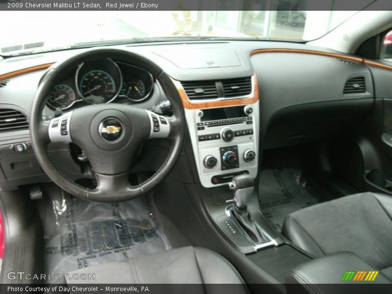 Ebony Interior - 2009 Malibu LT Sedan 