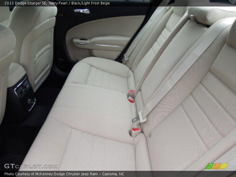 Ivory Pearl / Black/Light Frost Beige 2013 Dodge Charger SE