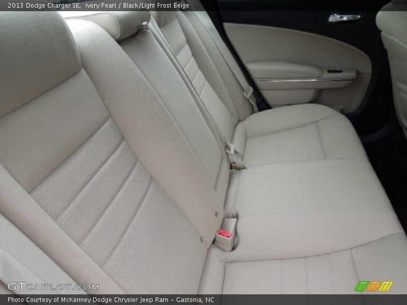 Ivory Pearl / Black/Light Frost Beige 2013 Dodge Charger SE