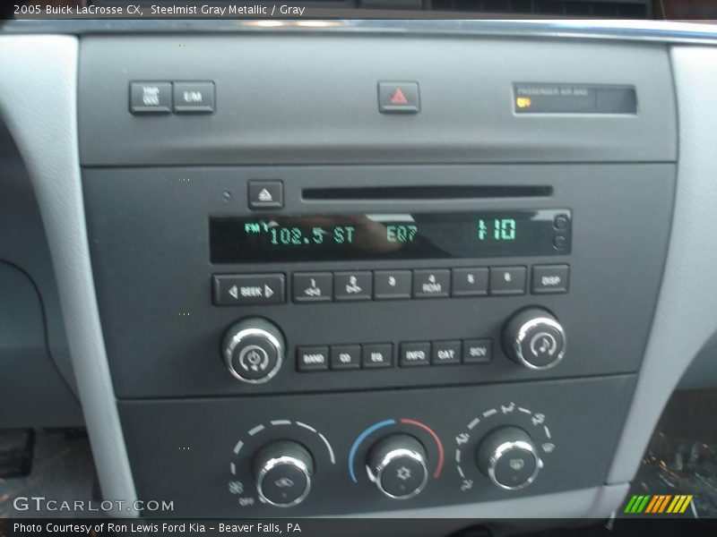 Steelmist Gray Metallic / Gray 2005 Buick LaCrosse CX