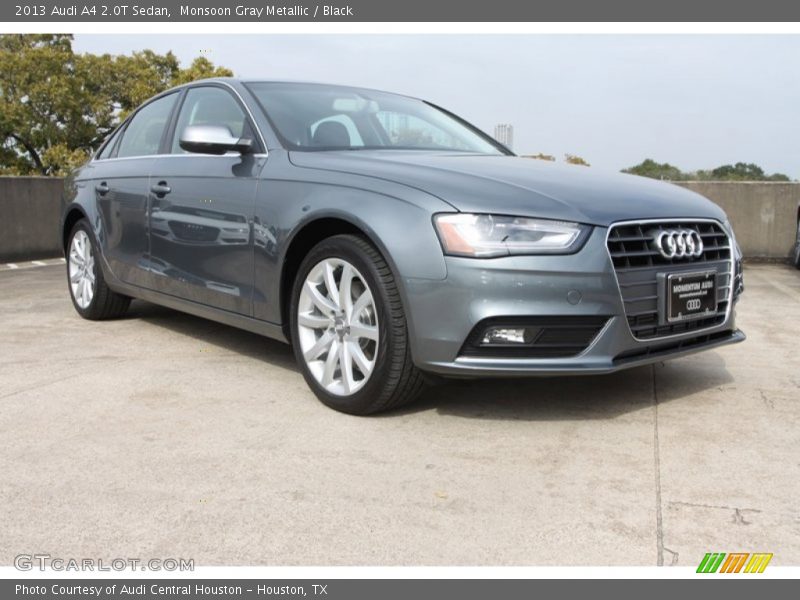 Monsoon Gray Metallic / Black 2013 Audi A4 2.0T Sedan