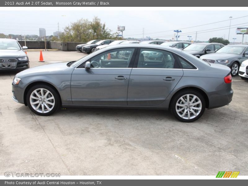 Monsoon Gray Metallic / Black 2013 Audi A4 2.0T Sedan