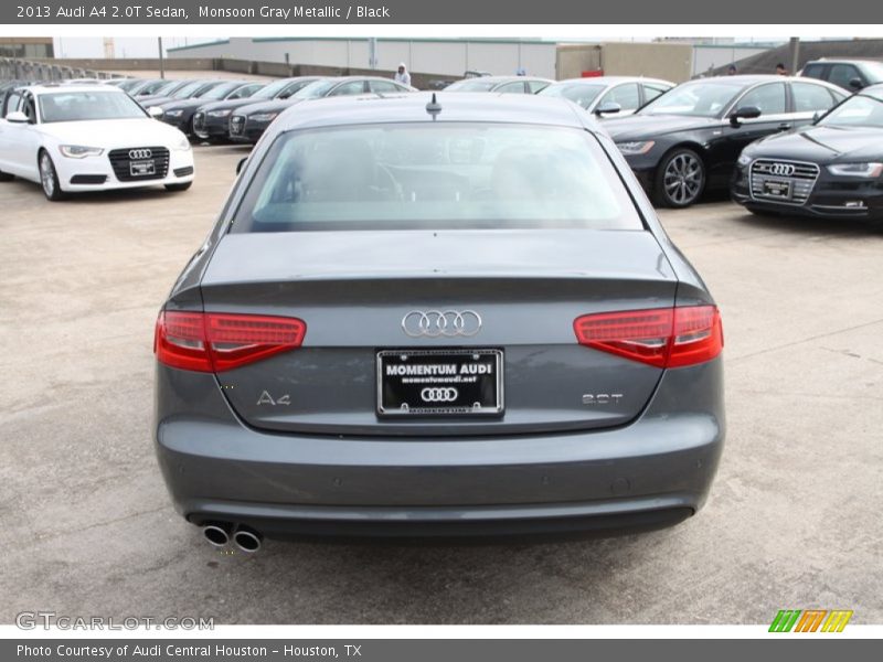 Monsoon Gray Metallic / Black 2013 Audi A4 2.0T Sedan