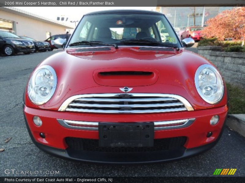 Chili Red / Black/Panther Black 2006 Mini Cooper S Hardtop