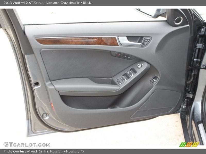 Monsoon Gray Metallic / Black 2013 Audi A4 2.0T Sedan