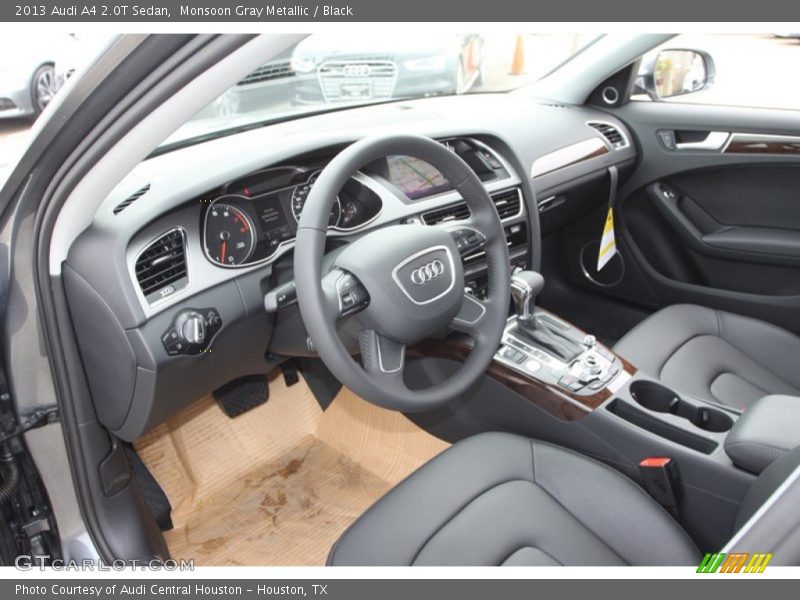 Monsoon Gray Metallic / Black 2013 Audi A4 2.0T Sedan