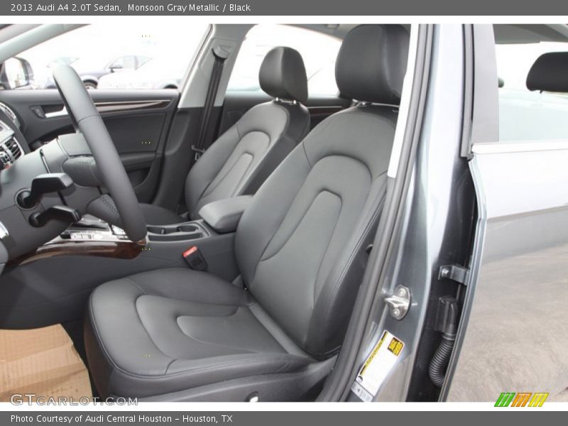 Monsoon Gray Metallic / Black 2013 Audi A4 2.0T Sedan