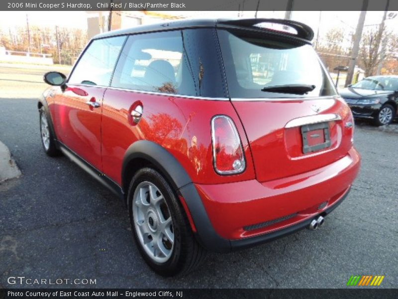 Chili Red / Black/Panther Black 2006 Mini Cooper S Hardtop
