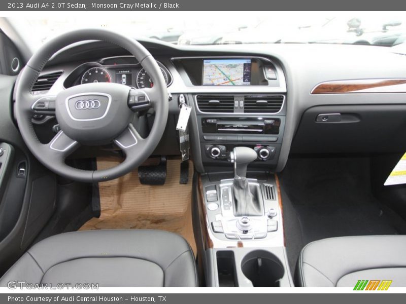 Monsoon Gray Metallic / Black 2013 Audi A4 2.0T Sedan