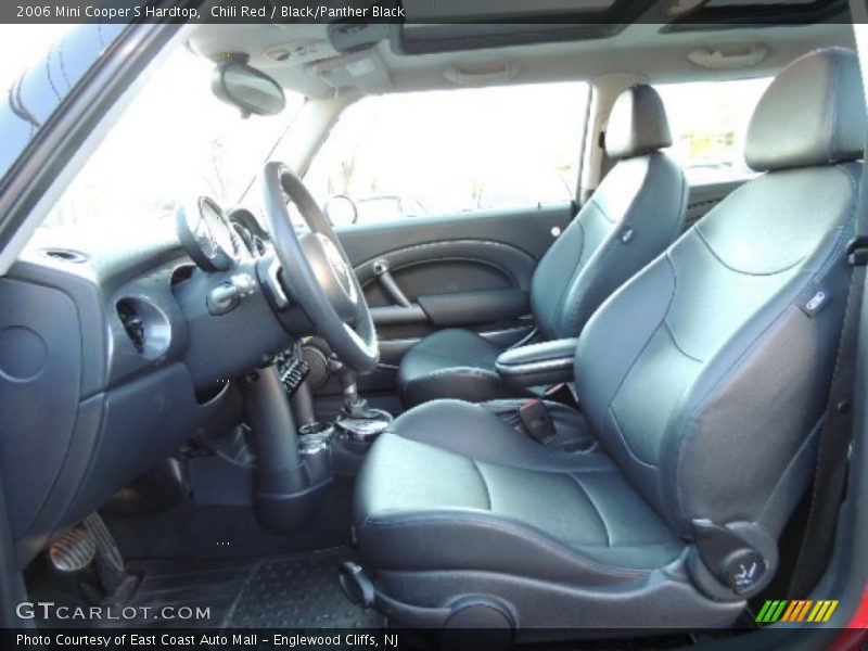 Chili Red / Black/Panther Black 2006 Mini Cooper S Hardtop