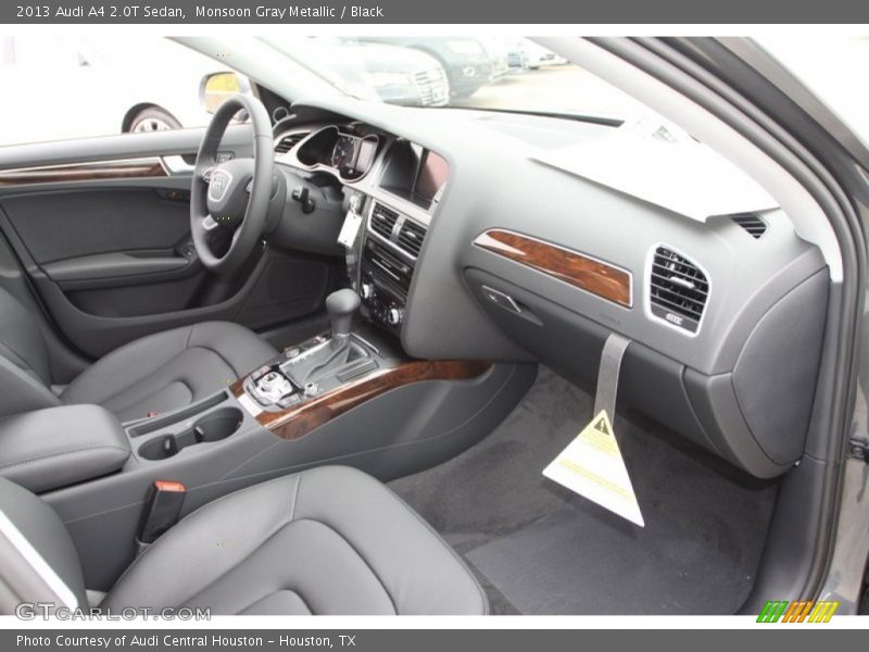 Monsoon Gray Metallic / Black 2013 Audi A4 2.0T Sedan