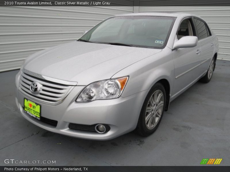 Classic Silver Metallic / Light Gray 2010 Toyota Avalon Limited