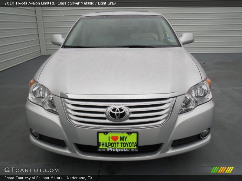 Classic Silver Metallic / Light Gray 2010 Toyota Avalon Limited