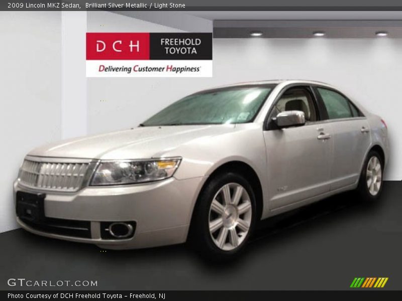 Brilliant Silver Metallic / Light Stone 2009 Lincoln MKZ Sedan