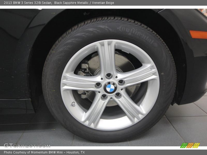 Black Sapphire Metallic / Venetian Beige 2013 BMW 3 Series 328i Sedan