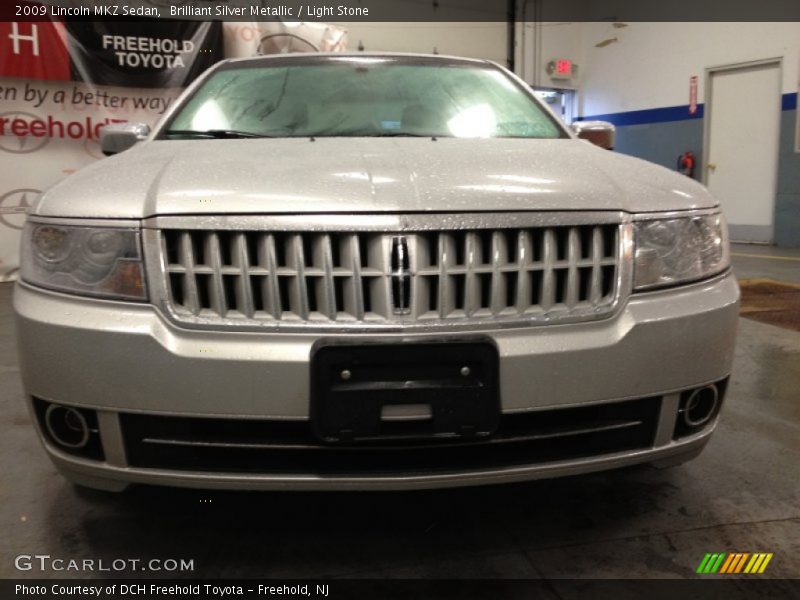 Brilliant Silver Metallic / Light Stone 2009 Lincoln MKZ Sedan