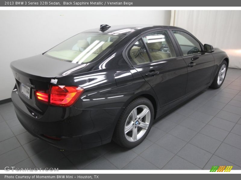 Black Sapphire Metallic / Venetian Beige 2013 BMW 3 Series 328i Sedan