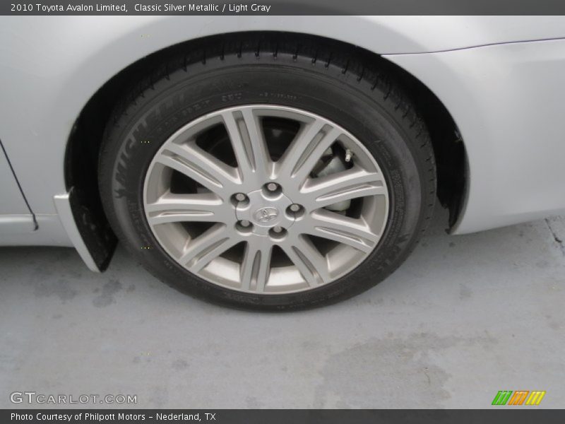 Classic Silver Metallic / Light Gray 2010 Toyota Avalon Limited