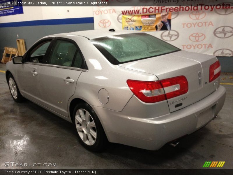 Brilliant Silver Metallic / Light Stone 2009 Lincoln MKZ Sedan