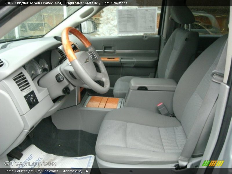 Bright Silver Metallic / Light Graystone 2009 Chrysler Aspen Limited 4x4