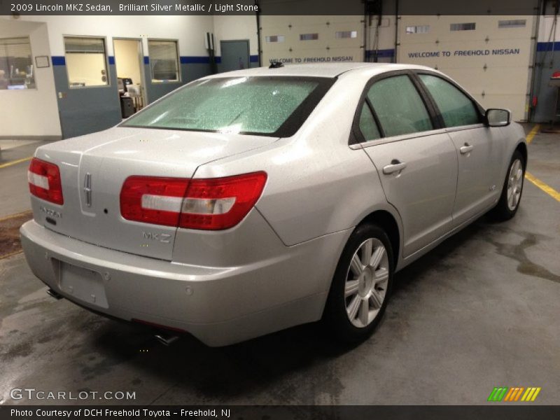Brilliant Silver Metallic / Light Stone 2009 Lincoln MKZ Sedan