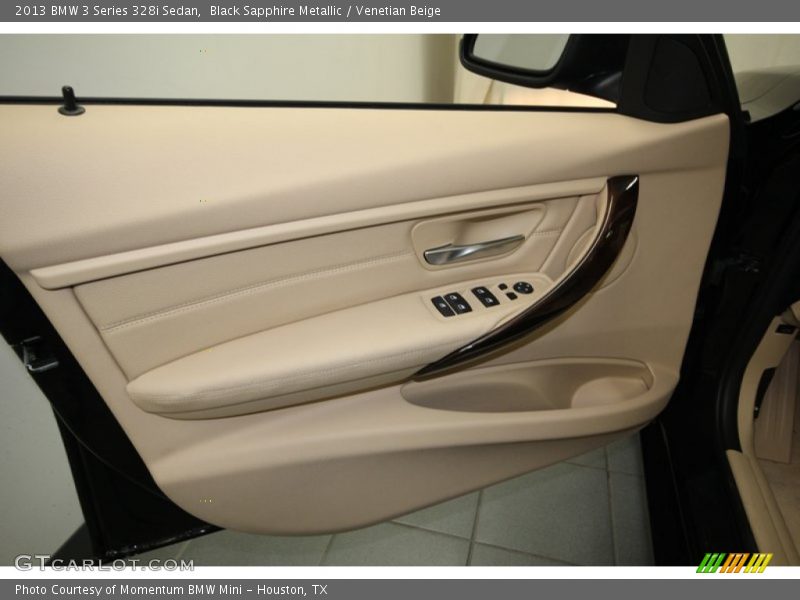 Black Sapphire Metallic / Venetian Beige 2013 BMW 3 Series 328i Sedan