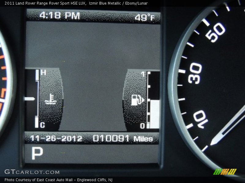 Izmir Blue Metallic / Ebony/Lunar 2011 Land Rover Range Rover Sport HSE LUX