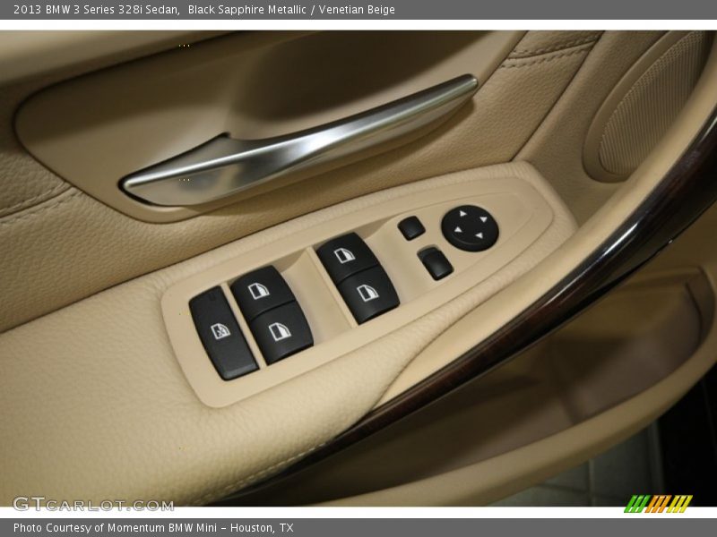 Black Sapphire Metallic / Venetian Beige 2013 BMW 3 Series 328i Sedan