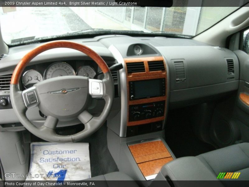 Bright Silver Metallic / Light Graystone 2009 Chrysler Aspen Limited 4x4