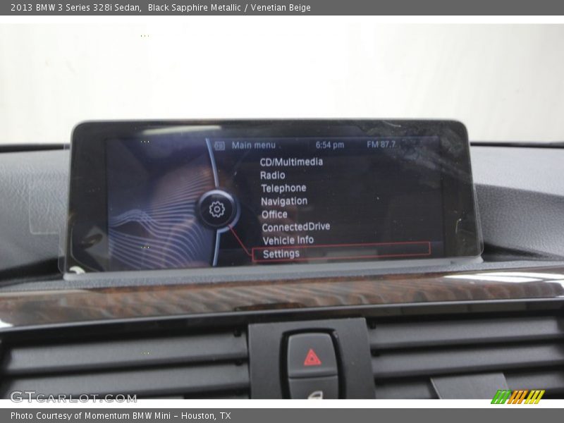 Black Sapphire Metallic / Venetian Beige 2013 BMW 3 Series 328i Sedan