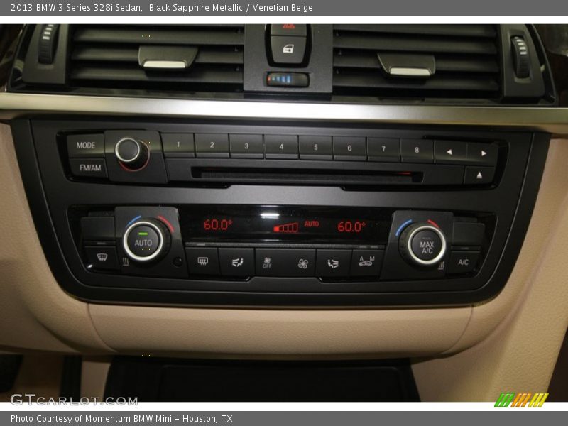 Black Sapphire Metallic / Venetian Beige 2013 BMW 3 Series 328i Sedan
