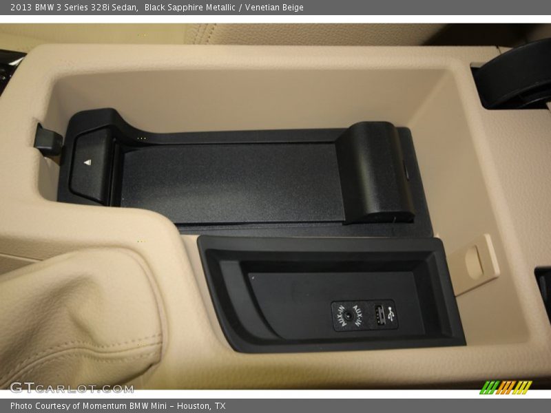 Black Sapphire Metallic / Venetian Beige 2013 BMW 3 Series 328i Sedan